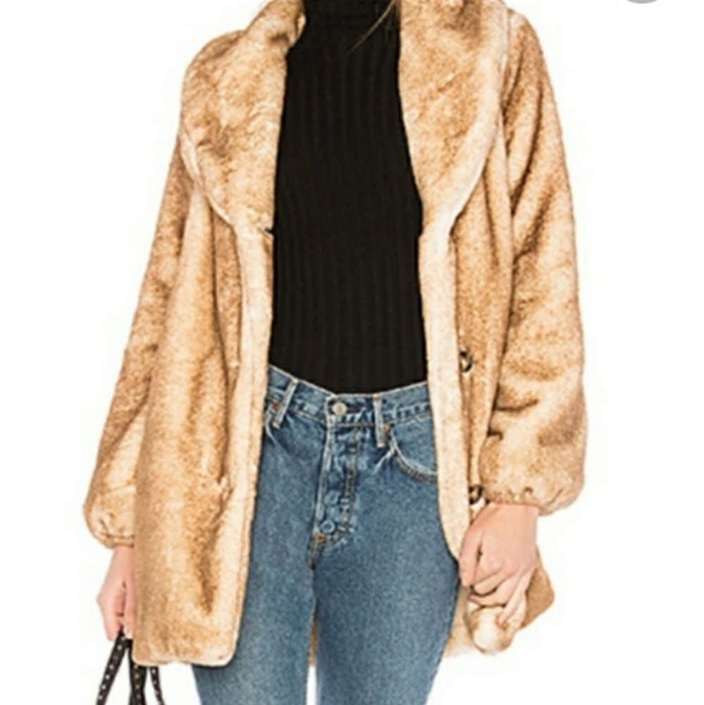 Majorelle Revolve Brinley Fur Coat SZ XL NEW